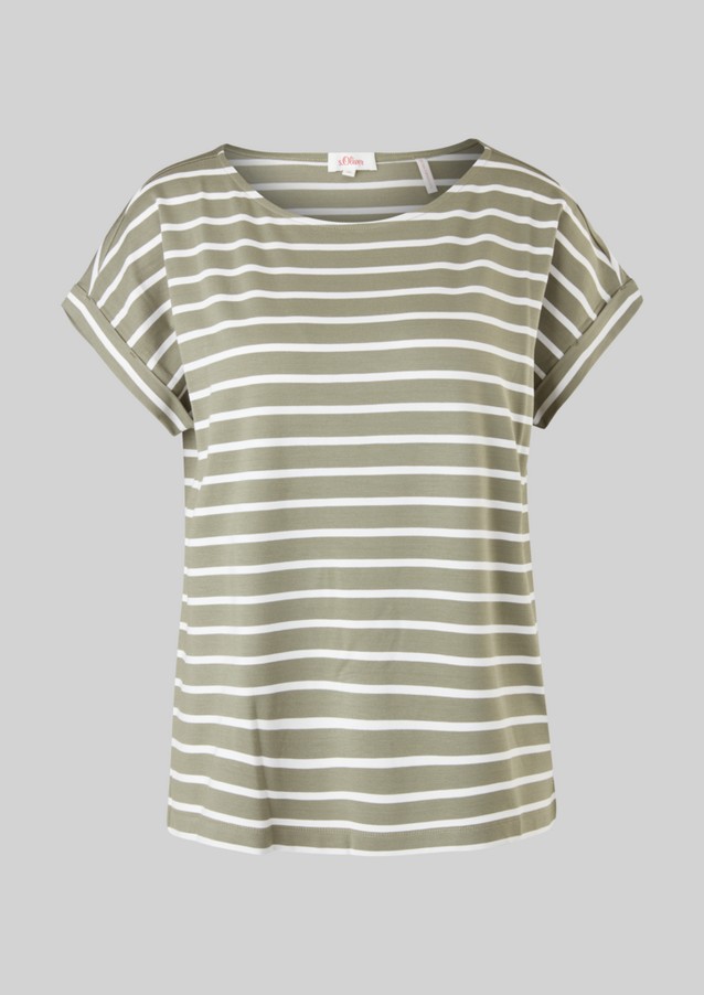 Damen Shirts & Tops | Streifenshirt aus Viskosemix - ON91587