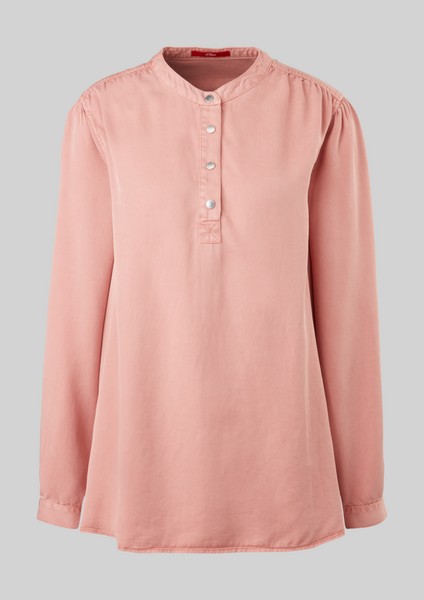 Women Plus size | Twill blouse in lyocell - PZ31817