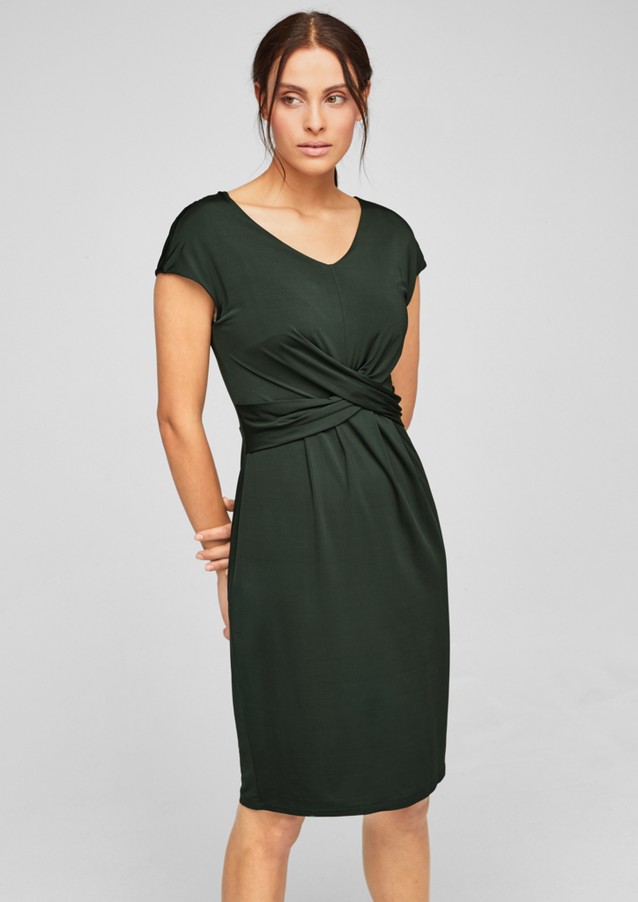 Women Dresses | Lined jersey dress with gathers - GC39977
