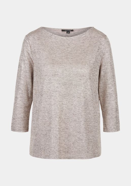 Top with a metallic effect from comma