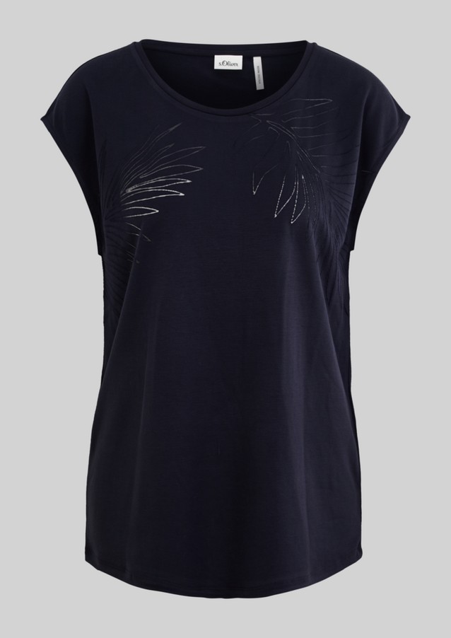 Damen Shirts & Tops | Jerseyshirt mit Ausbrennermuster - OH53820