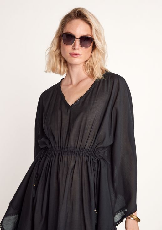 Poncho dress in a viscose blend from comma