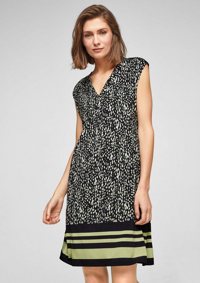 Women Dresses | Patterned dress made of jersey - YN36224