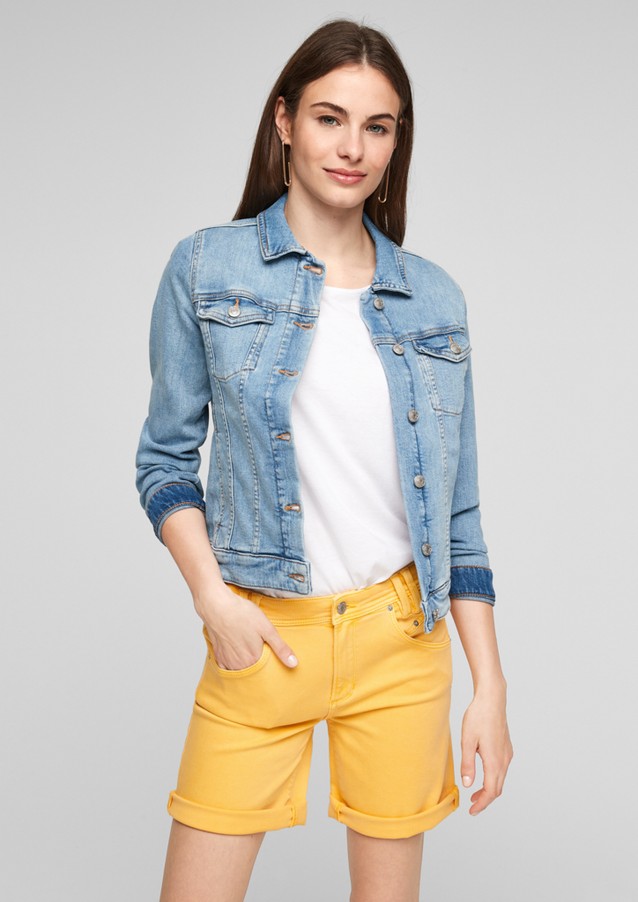 Femmes Jeans | Slim : short en jean teint - YO25040