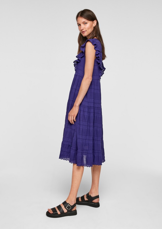 Women Dresses | Tiered dress with frills - WJ53449