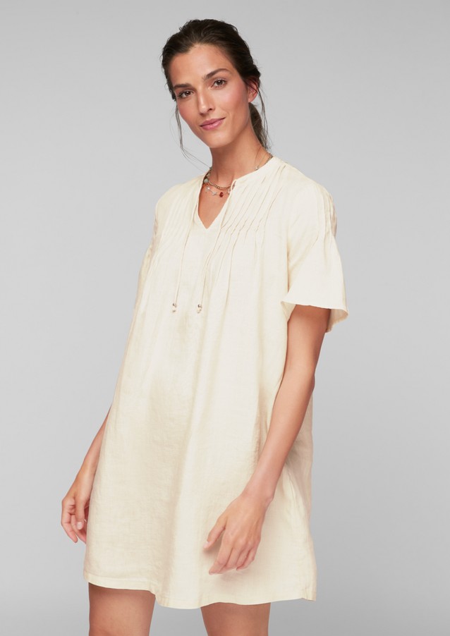 Femmes Robes | Robe ample en pur lin - AJ94394