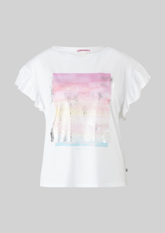 Damen Shirts & Tops | Jerseyshirt mit Metallicprint - NF21014