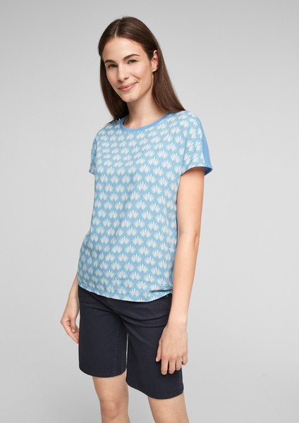 Damen Shirts & Tops | Shirt aus Fabricmix - EF62904