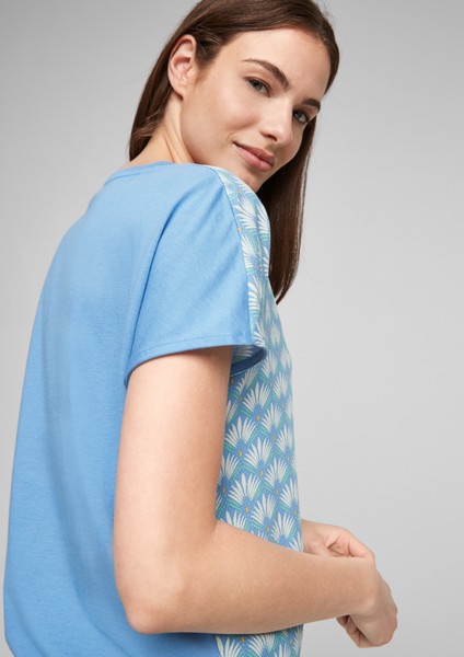 Damen Shirts & Tops | Shirt aus Fabricmix - EF62904