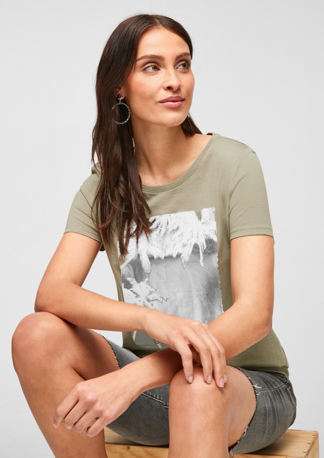 Damen Shirts & Tops | T-Shirt mit sommerlichem Druck - EY87077