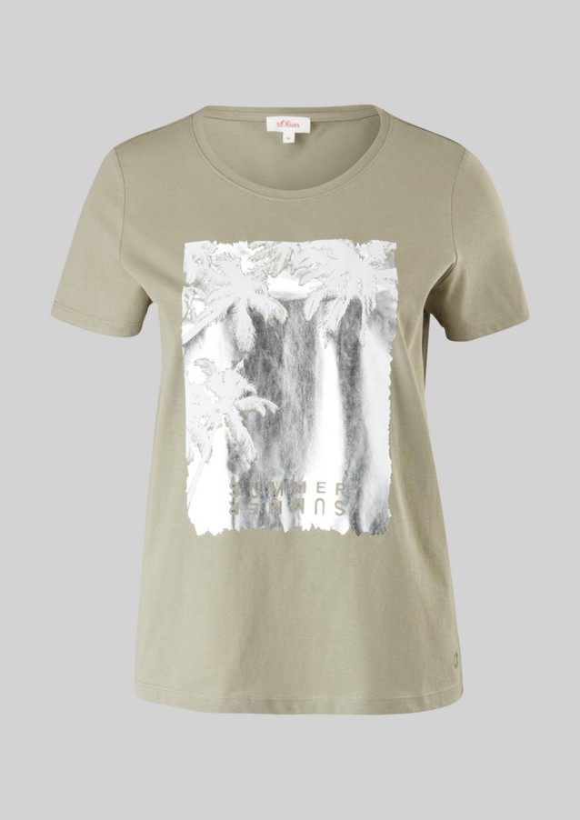 Damen Shirts & Tops | T-Shirt mit sommerlichem Druck - EY87077