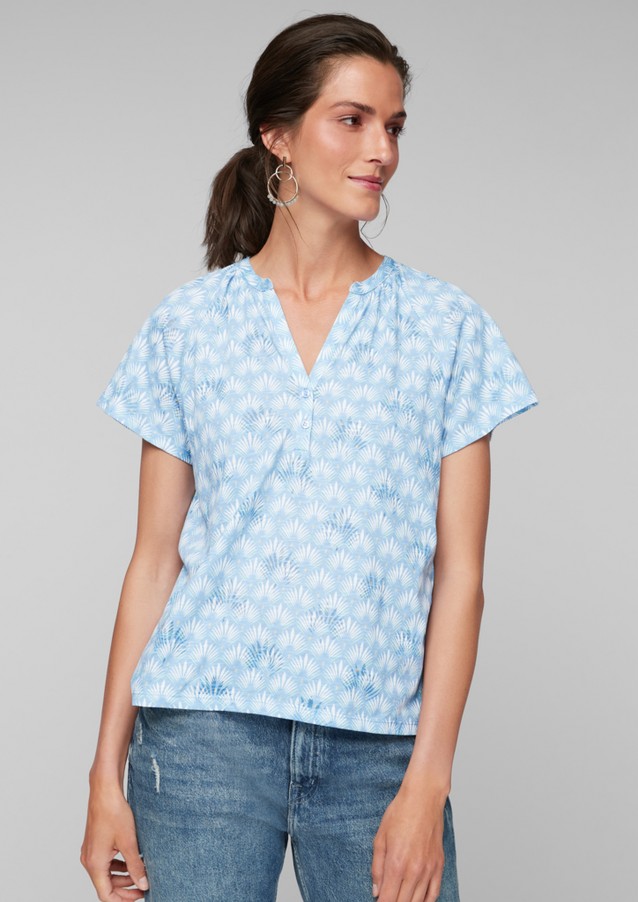 Damen Shirts & Tops | T-Shirt mit Ausbrennermuster - EL36513