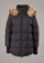 Quilted jacket with knitted cuffs from comma