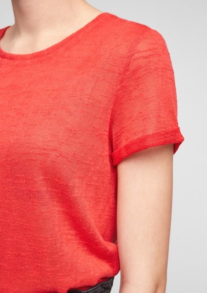 Damen Shirts & Tops | Leichtes T-Shirt in Unicolor - LQ29824