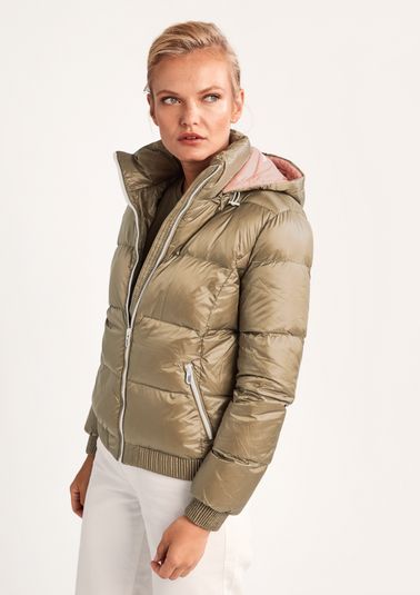 Nylon quilted jacket from comma
