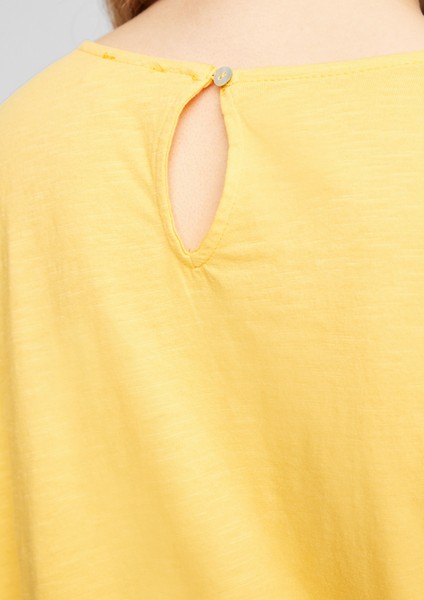 Damen Shirts & Tops | Materialmixshirt mit Leinen - OV51290