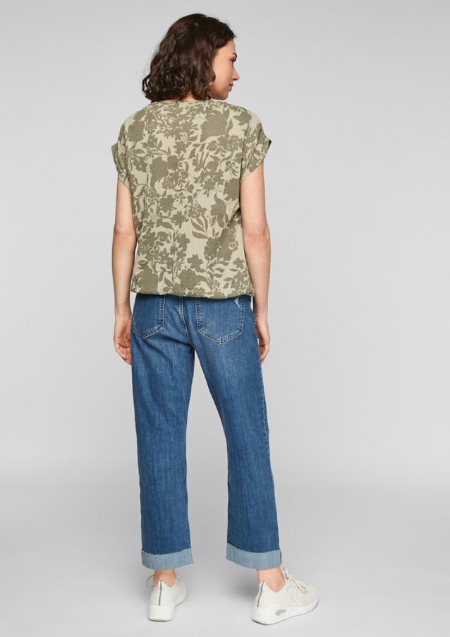 Damen Shirts & Tops | Shirt mit Blumen-Ausbrennermuster - YR89167