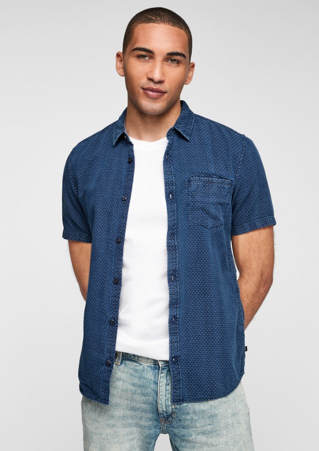 Hommes Chemises | Extra Slim : chemise à motif tissé - KZ29519