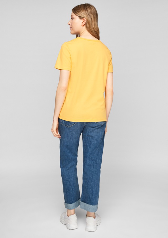 Damen Shirts & Tops | T-Shirt aus Baumwolle - ZC09218