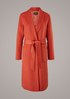 Long coat with a tie-around belt from comma