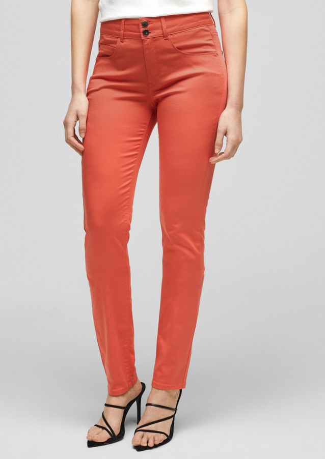 Women Trousers | Slim Fit: Slim leg stretch trousers - BX66642