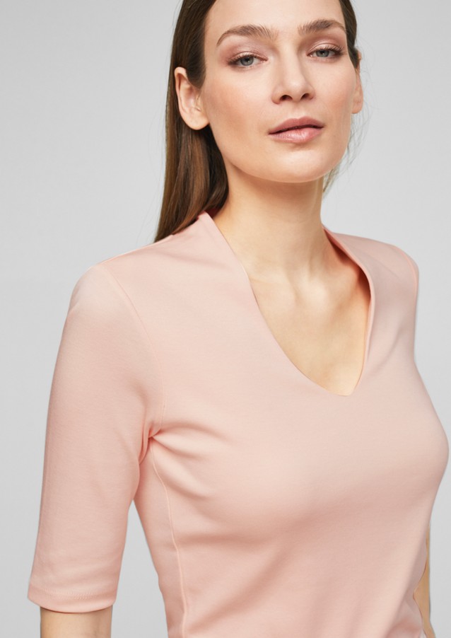 Damen Shirts & Tops | Jerseyshirt mit V-Ausschnitt - QH20468