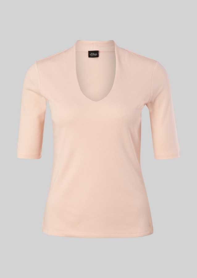 Damen Shirts & Tops | Jerseyshirt mit V-Ausschnitt - QH20468