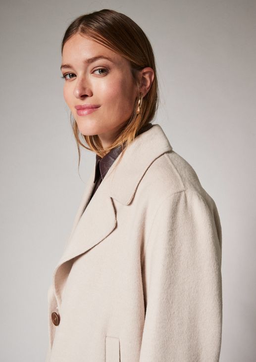 Jacket with a lapel collar from comma