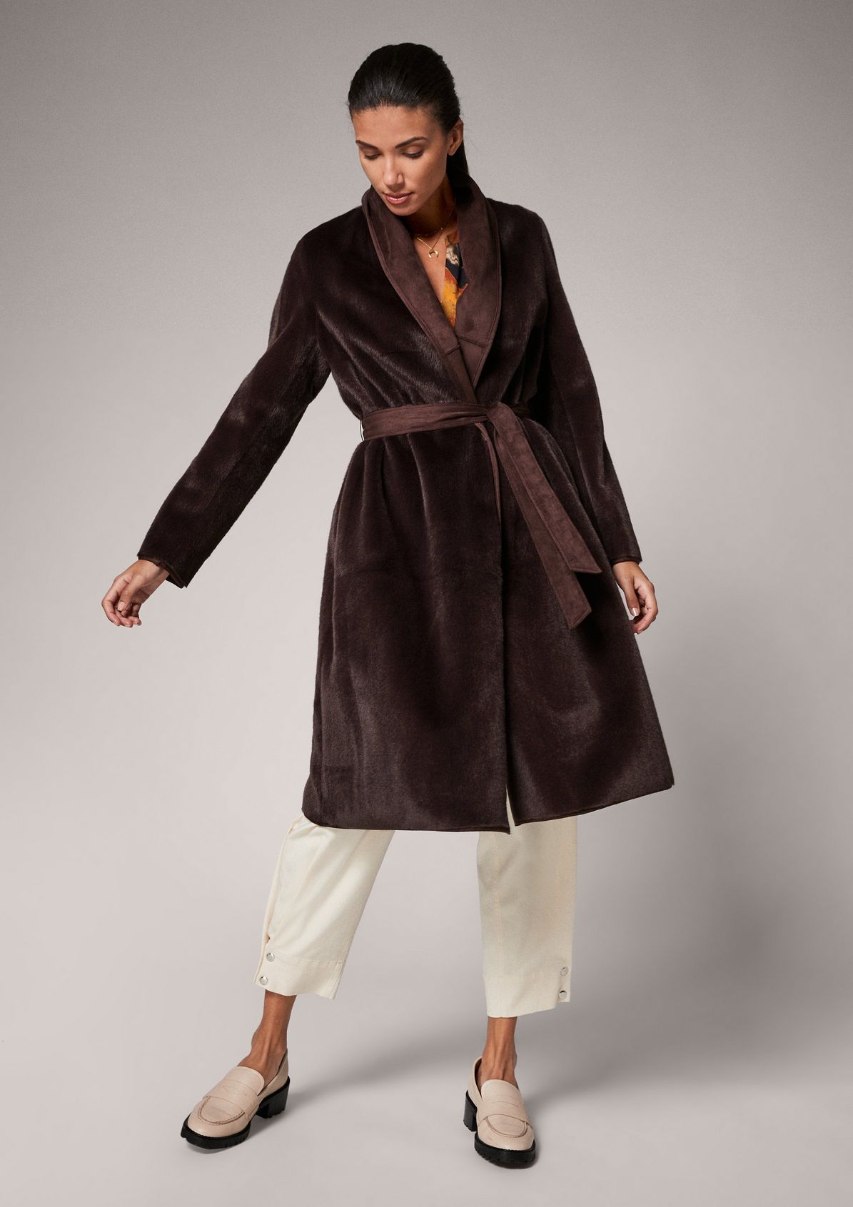 Faux fur coat from comma
