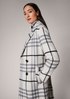 Trench coat with a check pattern from comma