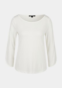 Jersey top with bateau neckline from comma