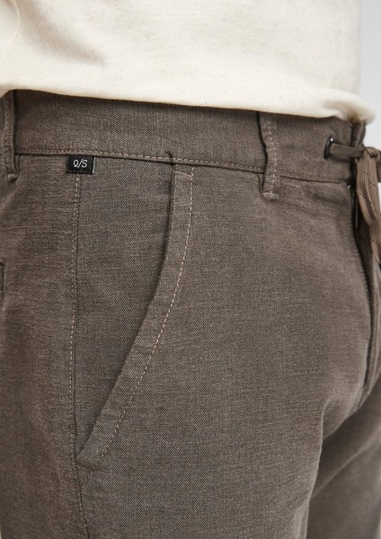 Men Trousers | Slim Fit: Trousers with drawstring waistband - SD34718