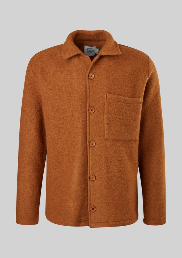 Hommes Vestes & manteaux | Veste chemise en laine bouillie - RV66029
