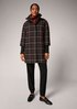 Bouclé coat with a check pattern from comma