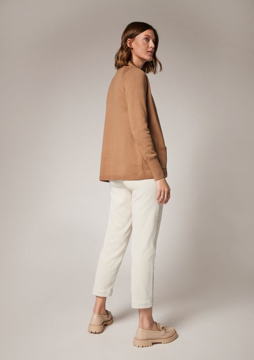 Soft, open-fronted cardigan from comma