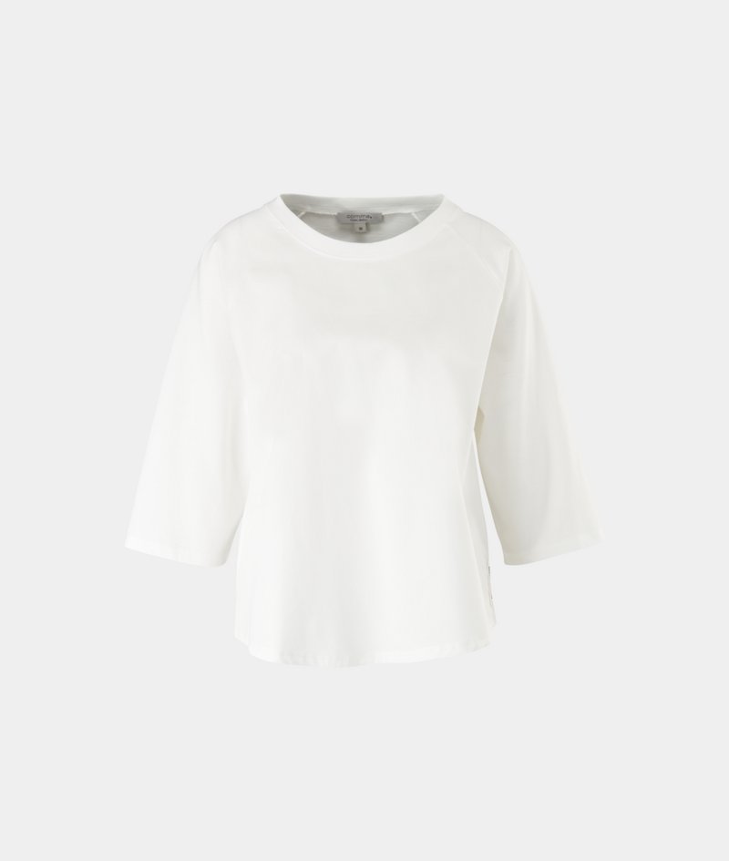 Artikel klicken und genauer betrachten! - Jerseyshirt mit Blusenfront | im Online Shop kaufen