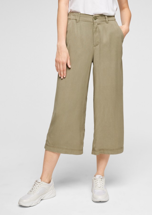 Femmes Pantalons | Regular : jupe-culotte en twill - DP31880