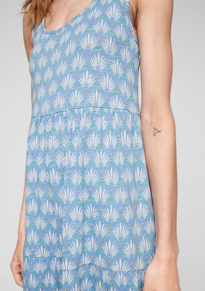Damen Kleider | Jerseykleid mit Allovermuster - MT92015