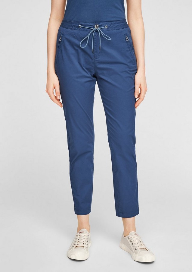 Women Trousers | Slim Fit: cotton poplin chinos - XA39231
