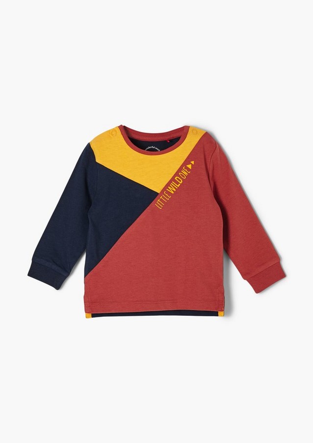 Junior Jungen (Größen 50-92) | Jerseyshirt mit Colourblocking - DS03956