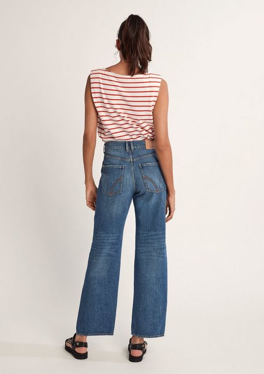 Regular Fit: Jeans mit Wide leg 