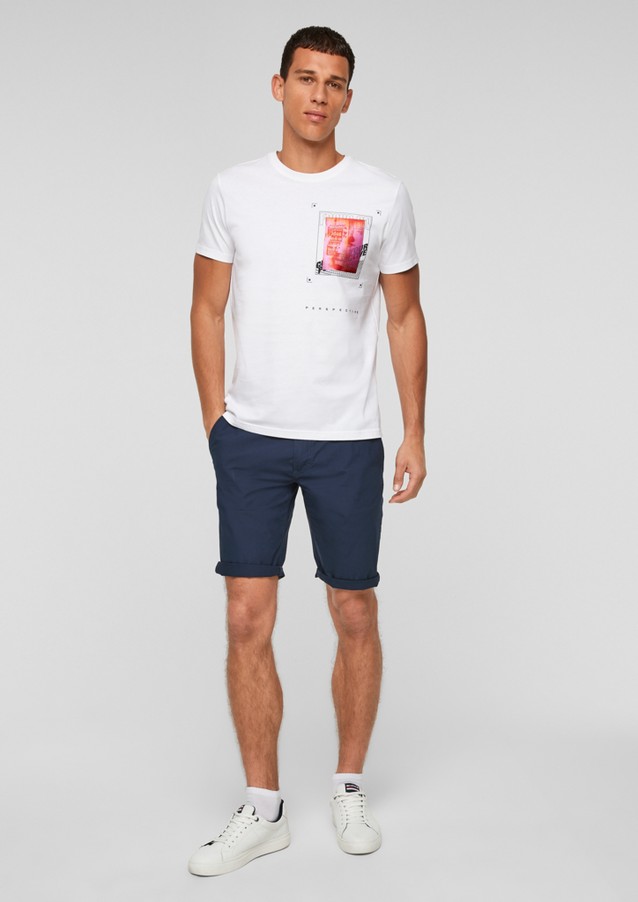 Men Bermuda Shorts | Regular: cotton Bermudas - CG19494