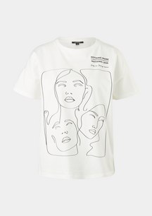 T-Shirt mit modischem Grafik-Print 