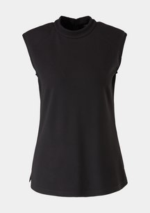 Top with reinforced shoulders from comma
