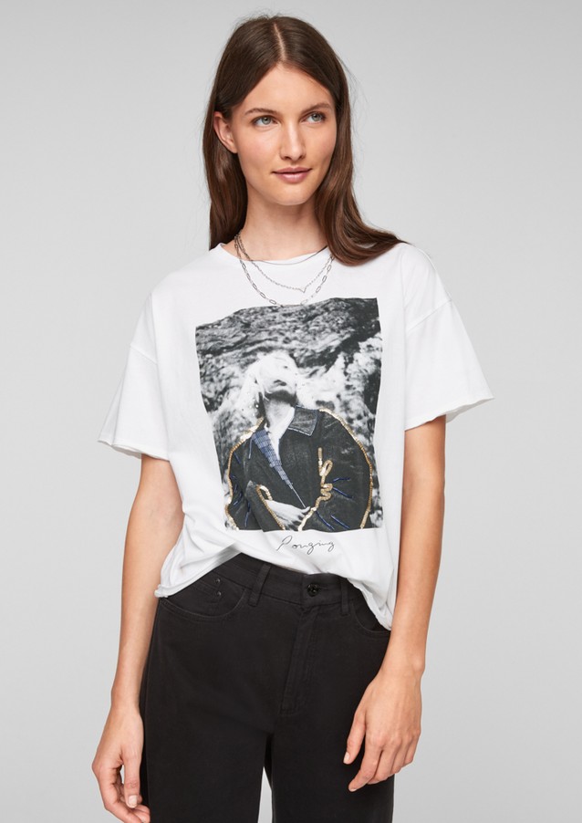Damen Shirts & Tops | Jerseyshirt mit Fotoprint - YW18546