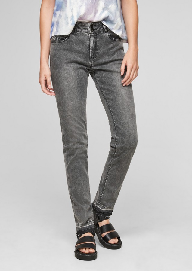 Women Jeans | Slim: Stretch jeans with a garment-washed effect - DL94649