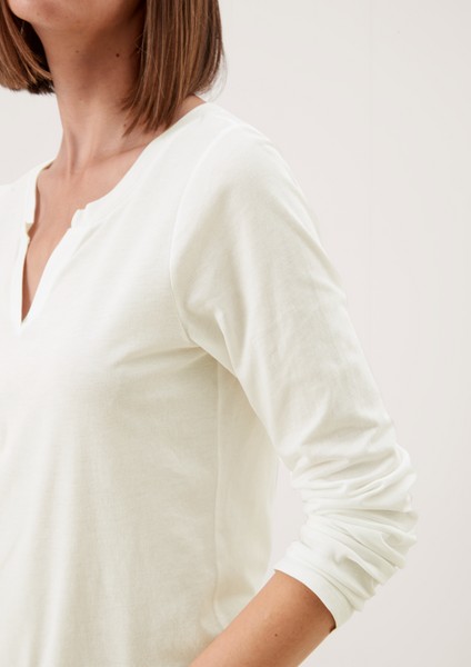 Damen Shirts & Tops | Langarmshirt im cleanen Look - MG66586