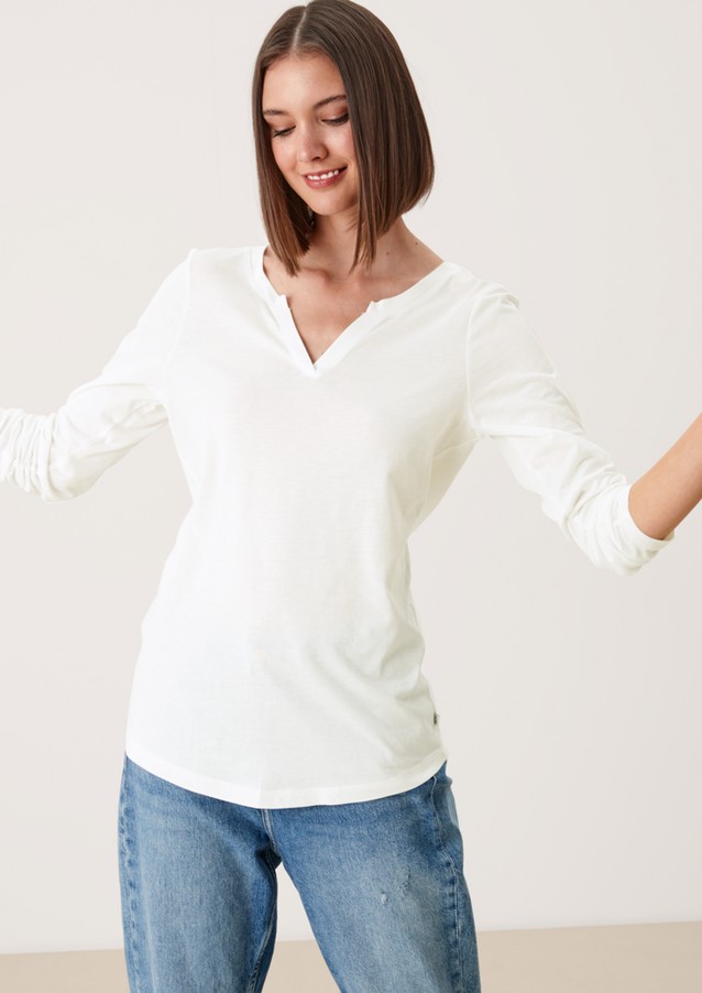 Femmes Shirts & tops | T-shirt à manches longues au style soigné - JE09312