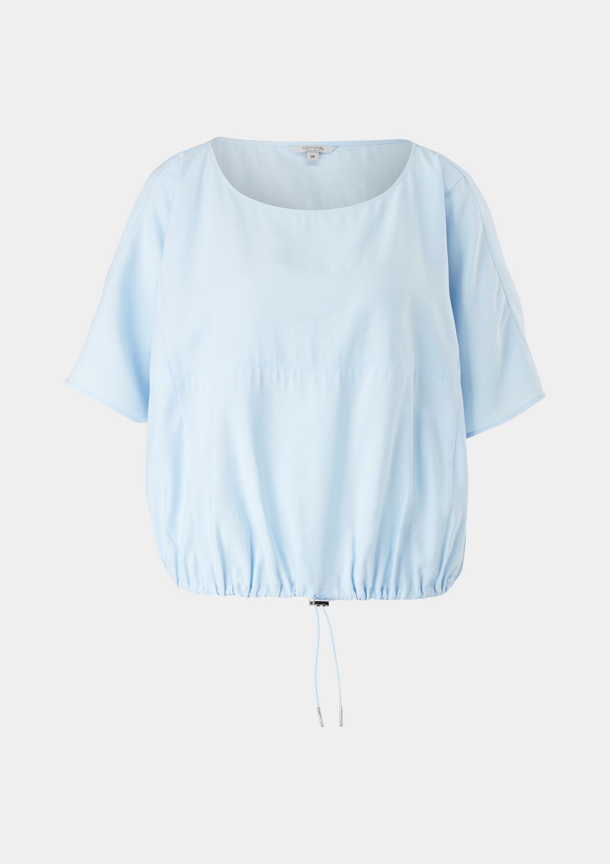 Blouse top with a drawstring from comma