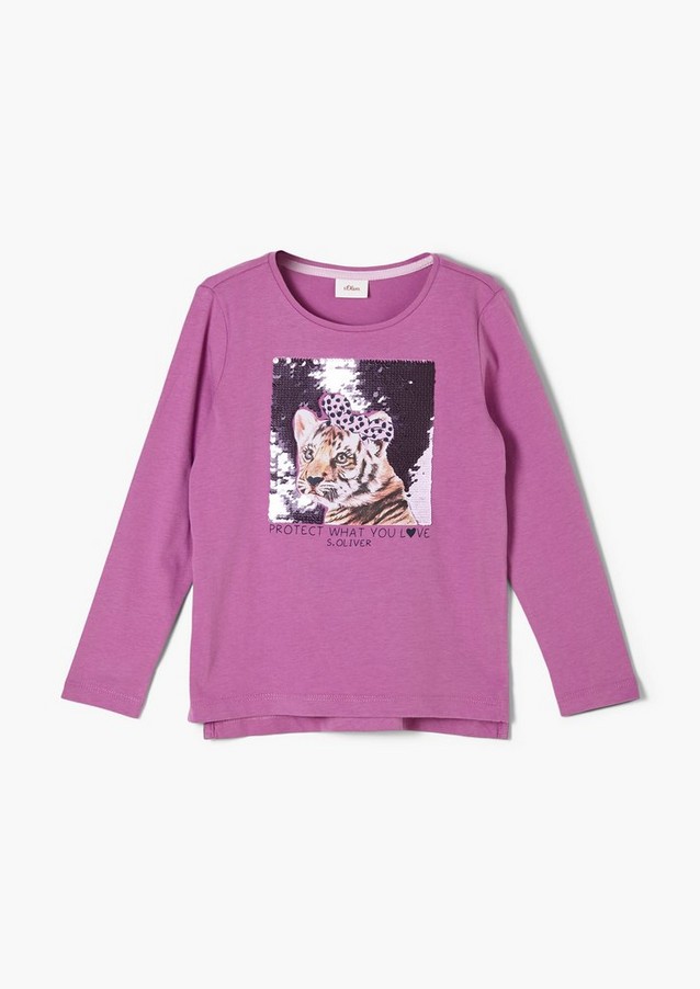 Junior Kids (sizes 92-140) | Long sleeve top with animal artwork - AT67368